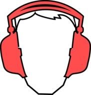 Clipart of protect Your Ears