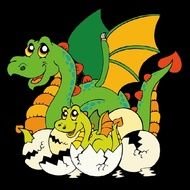 Baby Dragon Cartoon Clip Art 101png 600&215600 Pixels