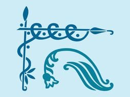 Retro Decorations Vectors drawing