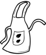 Clipart of safety apron
