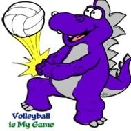 violet dinosaur drawing