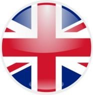 english flag on ball
