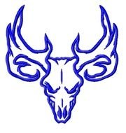 Deer Skull Design drawing