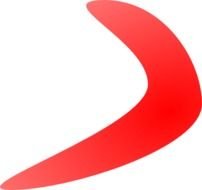Red Boomerang At Clkercom Vector Online Royalty