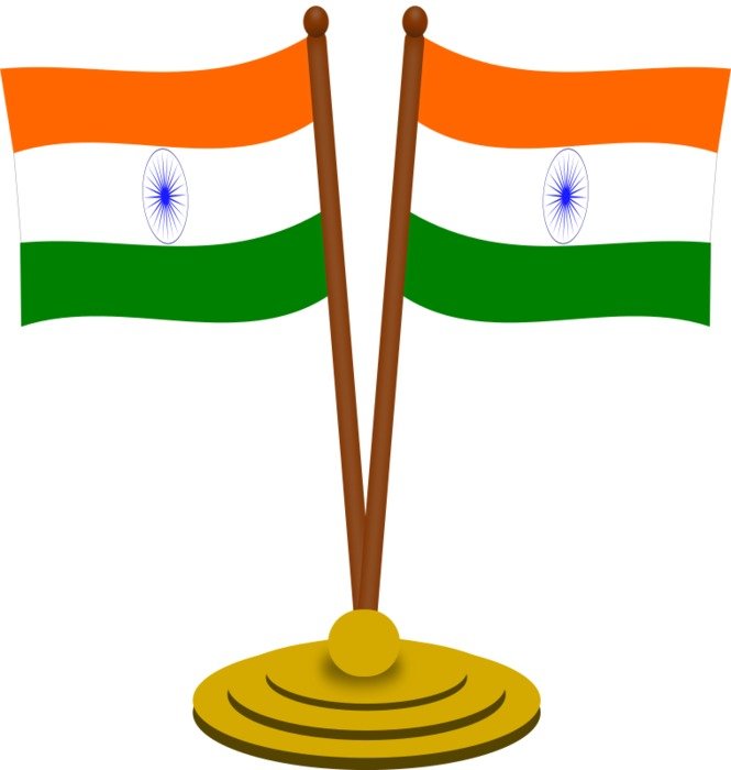 clipart with indian flags