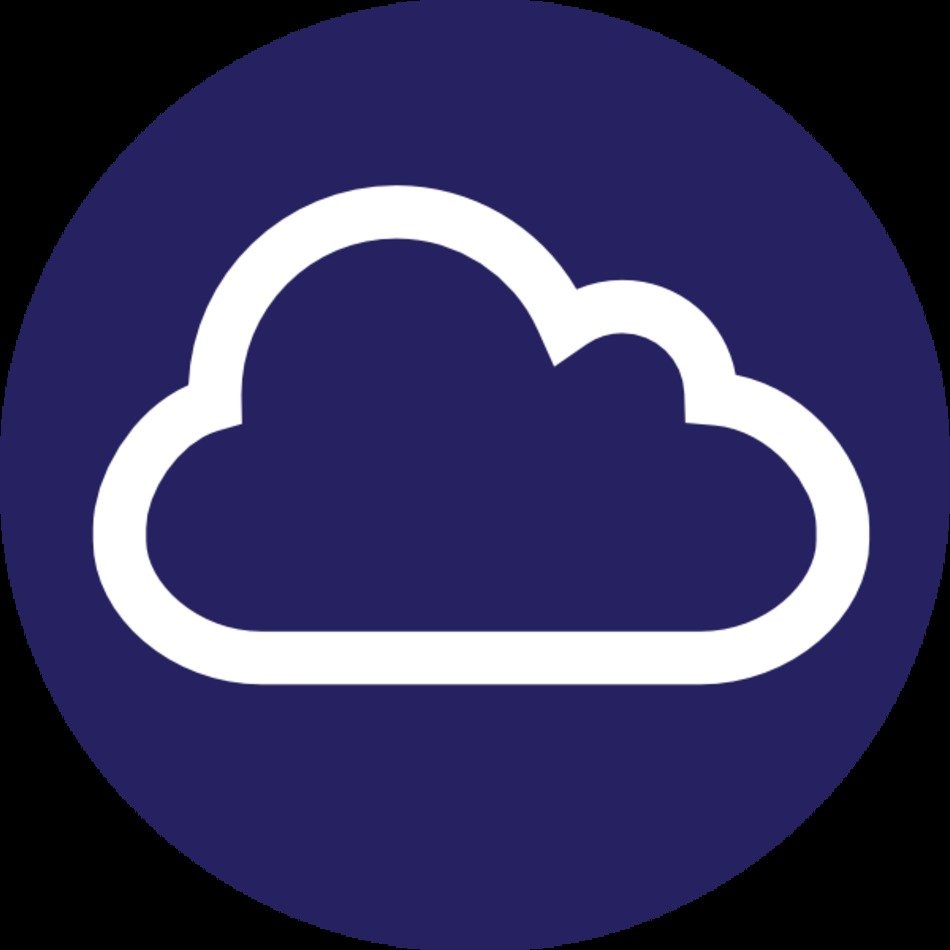 Circle Cloud Icon Internet At Clkercom Vector N2