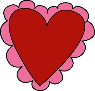 Pink And Red Valentines Day Heart