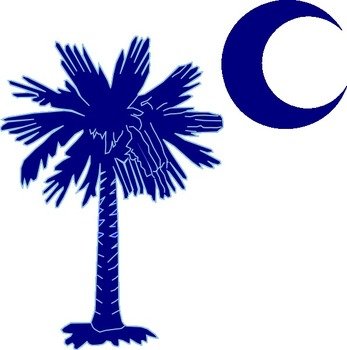 blue half Moon and tree