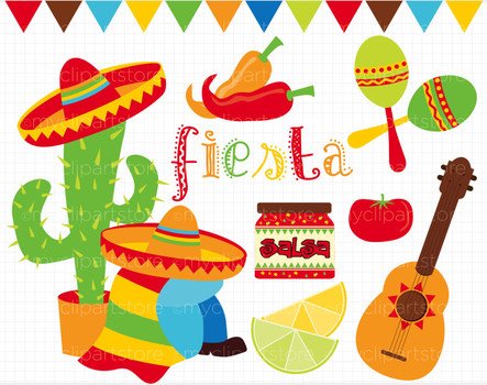 Clipart Fiesta Time