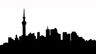 Skyline Silhouette drawing