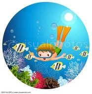 Pin Boy Swimming Underwater On Pinterest