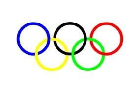 Olympic rings as a picture for clipart
