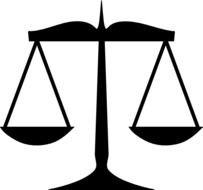 Black Justice Scale At Clkercom Vector Online