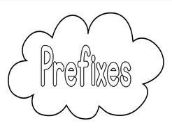 Clip art of the prefixes