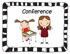 Colorful school conference clipart