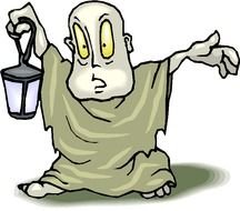 Man Bring A Lantern Scary Halloween Black Models Picture