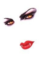 vamp-woman as a colorful picture