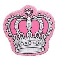 painted silver royal crown