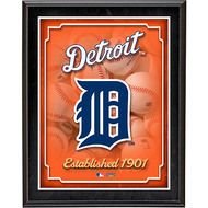 Home &gt Tigers Collectibles Plaques Detroit Team Logo