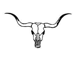 Perfect Clip Art Bull Skull Drawings Longhorn Skulls