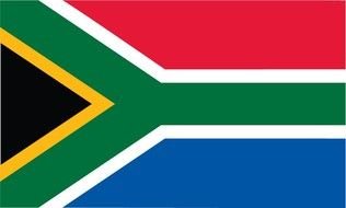 Flags Of The South African as a picture for clipart