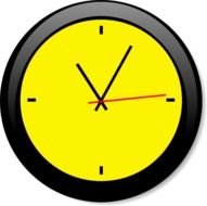 Clock Yellow A Image