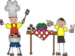 Bbq drawing