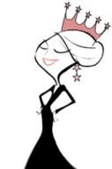 beauty queen drawingï¼