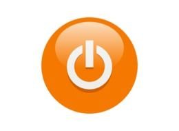 orange power button