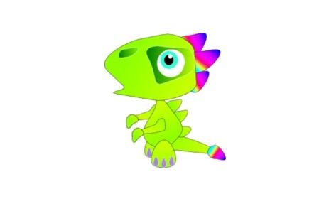 Funny Dragon Vector