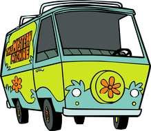 clipart of the scooby doo the mystery machine