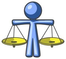 figure with weights as a graphic image