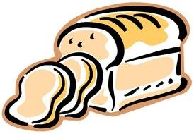 clipart of the sliced bread