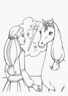 graphics with barbie for coloring
