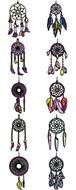 collage of images of dream catchers