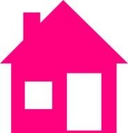 pink house symbol