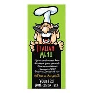 Name Italian Chef Party Catering Menu Pizza Bbq Rackcard