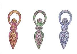 Triple Spiral drawing
