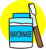 mayonnaise drawing