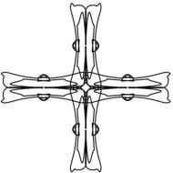 Fancy Cross drawing