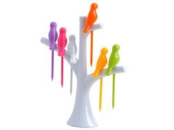 Clipart of Lovely Birds are on a tree