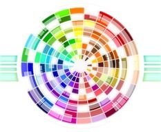 abstract color art clipart