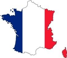Flag France drawing
