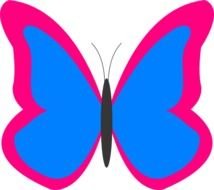 Bright Butterfly2 At Clkercom Vector Online