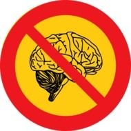 Thinking Brain sign drawing