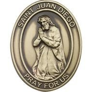 Antique Gold Juan Diego Visor Clip The Catholic Company