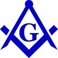 Blue Masonic logo clipart