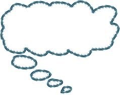 chat cloud drawing