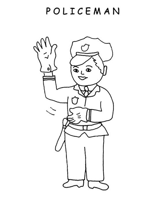 clipart of the Police Officer
