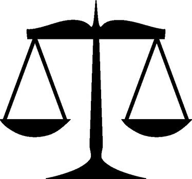 Black Justice Scale At Clkercom Vector Online
